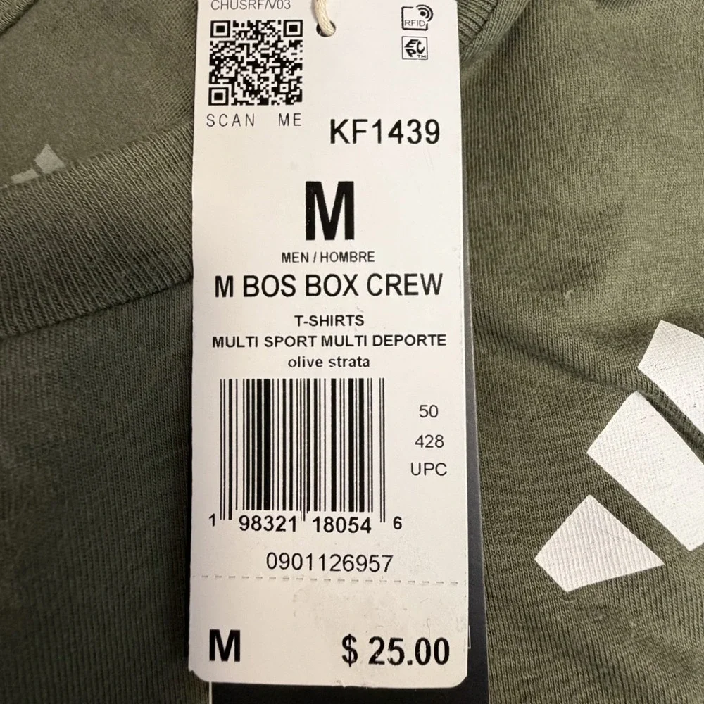 Adidas Men's Crew Neck with Workdwide Print Size Medium NWT